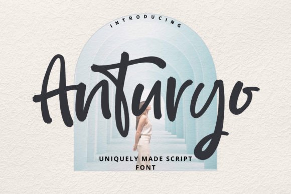 Anturyo: A Modern Script Font for Handmade Creations