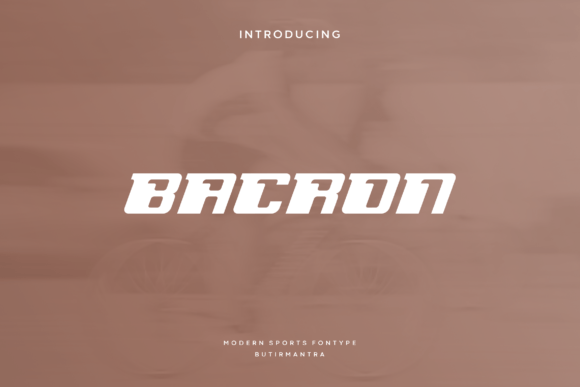 Bacron Sans Serif Font for Modern Web Design