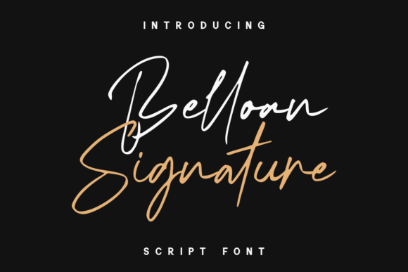 Belloan Signature: Elevating Your Campaigns with a Stylish Typeface