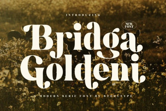 Bridga Goldeni Serif Font for Handmade Creations