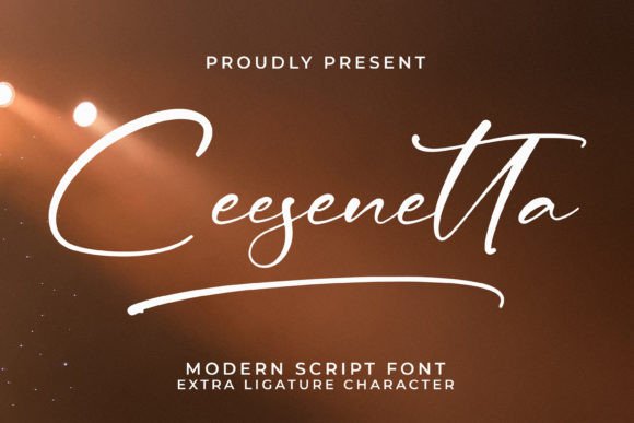 Ceesenetta – Modern Script Font for Business Branding