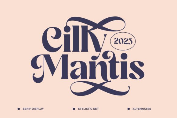 Cilly Mantis Serif Font for Handmade Projects