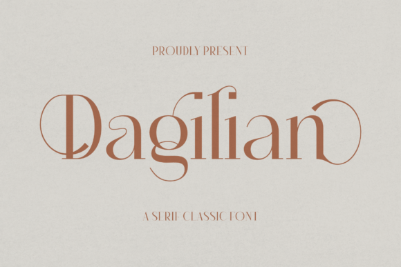 Dagilian: A Serif Font That Elevates Branding
