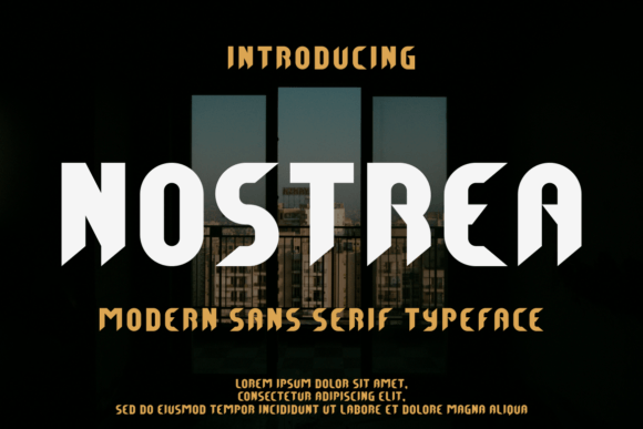 Designing with Nostrea: A Modern Sans Serif for Bold Branding