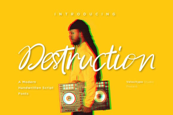 Destruction Script Font Review