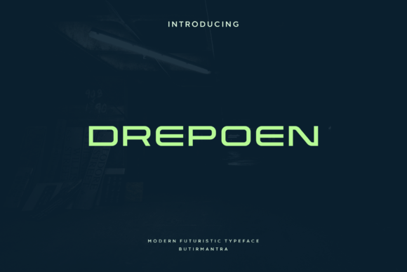 Drepoen: A Modern Sans Serif Font for Creative Branding
