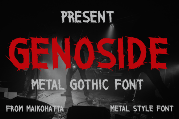 Genoside: A Blackletter Font for Bold Branding