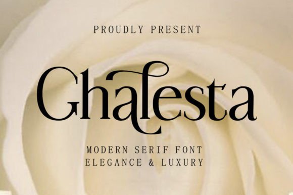 Ghalesta: A Sophisticated Serif Font for Web Design
