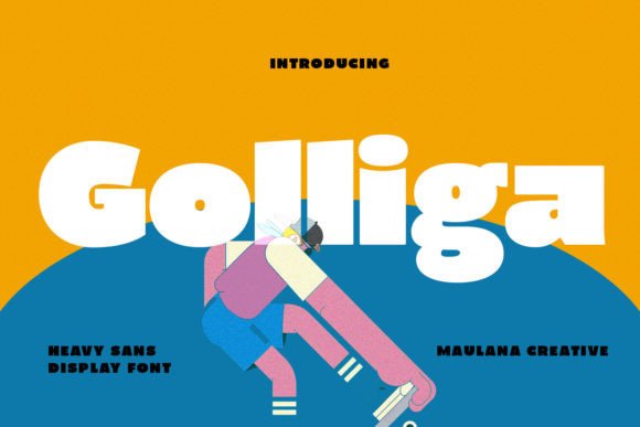Golliga: A Bold Sans Serif Font for Impactful Campaigns