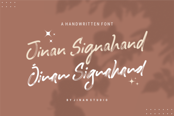 Jinan Signahand: A Handwritten Font for Web Design