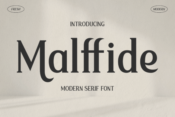 Malffide Serif Font for Elegant Editorial Design