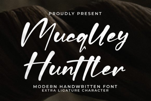 Mucqlley Hunttler Font for Editorial Design