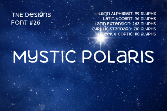 Mystic Polaris – A Modern Sans Serif Font for Branding Projects