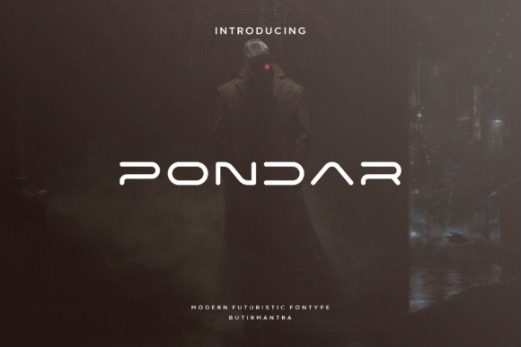 Pondar: A Modern Display Font for Digital Branding