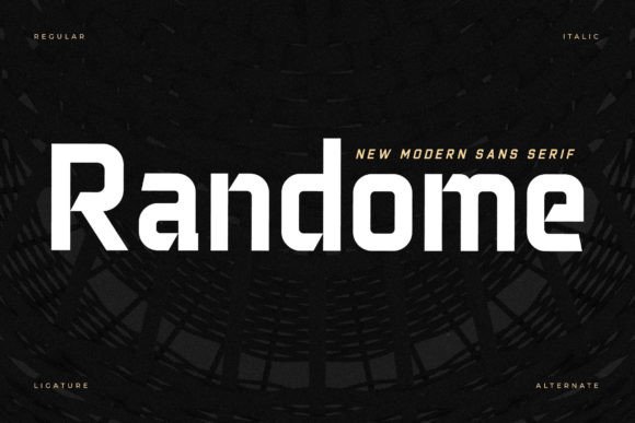 Randome Serif Font for Bold Digital Branding