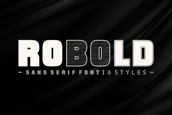 Robold: A Bold Sans Serif Font for Branding Projects