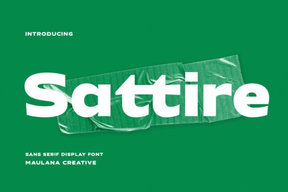Sattire Sans Serif Font Review