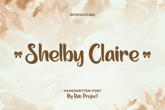 Shelby Claire: A Modern Script Font for Branding Projects