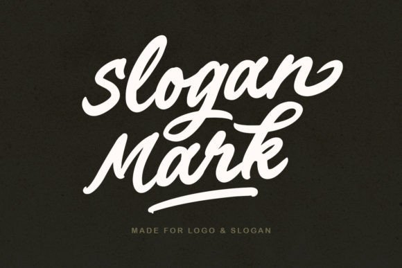 Slogan Mark: A Professional Script Font for Your Brand