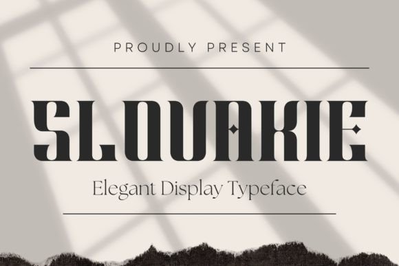 Slovakie Serif Font for Handmade Creations