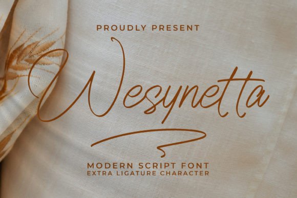 Wesynetta: A Script Font for Timeless Branding